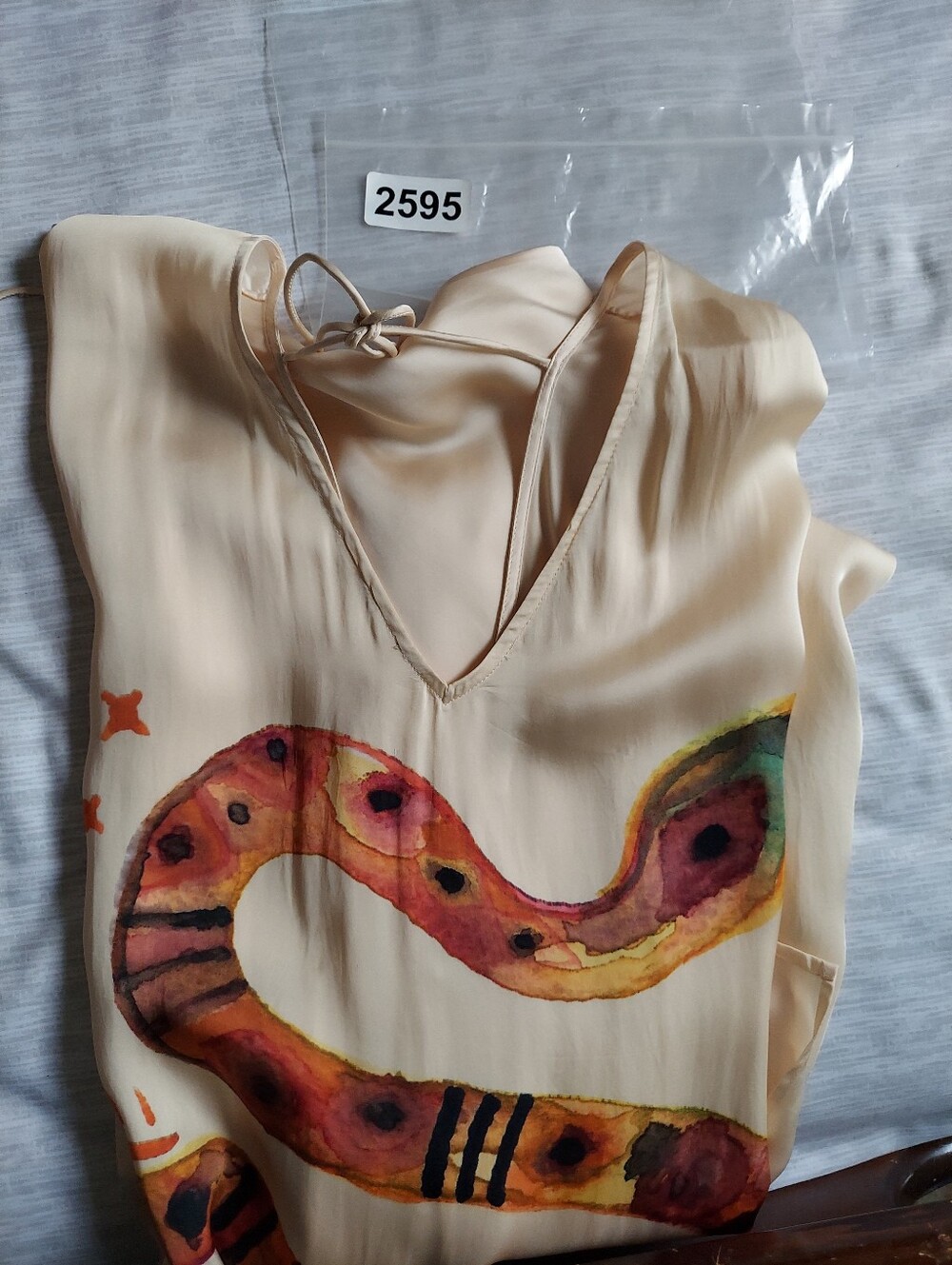 Jen Rossi Galleon Kaftan Dress Womens Medium/Large Daylight Charmer Resort $209 - Picture 11 of 11